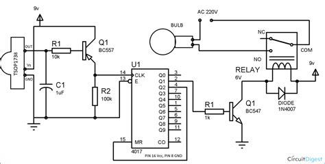 service electric remote control diagram